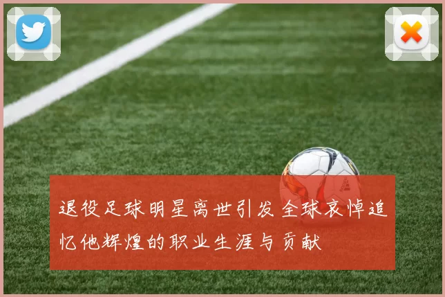 退役足球明星离世引发全球哀悼追忆他辉煌的职业生涯与贡献