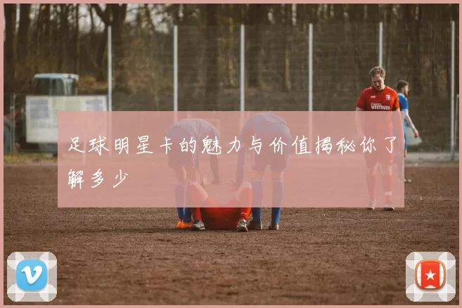 足球明星卡的魅力与价值揭秘你了解多少